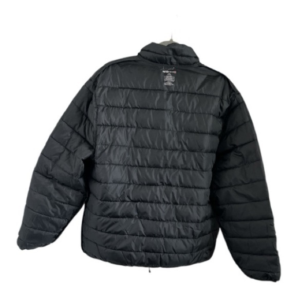 SwissTech Grey Quilted Puffer Jacket Men’s Size L Lightweight Warm Zip Up” - Picture 4 of 8